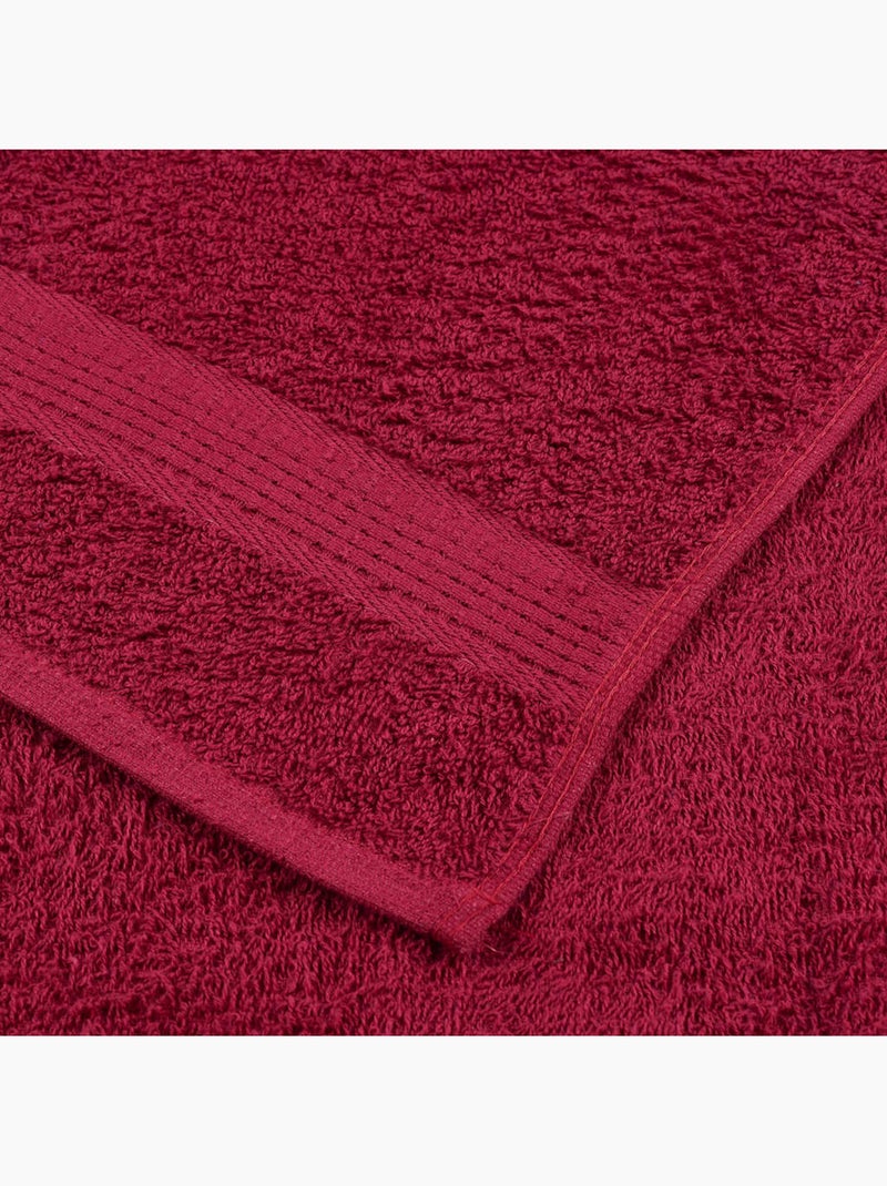 Ensemble de serviettes éponge coton frogn 8 pièces 360 g/m² - vidaxl Bordeaux - Kiabi