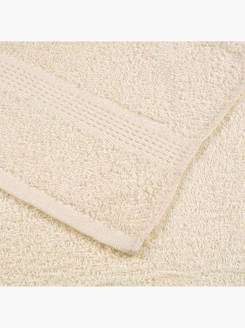 Ensemble de serviettes éponge coton frogn 8 pièces 360 g/m² - vidaxl Crème - Kiabi