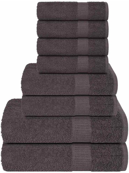 Ensemble de serviettes éponge coton frogn 8 pièces 360 g/m² - vidaxl - Kiabi Ensemble de serviettes éponge coton frogn 8 pièces 360 g/m² - vidaxl - Kiabi