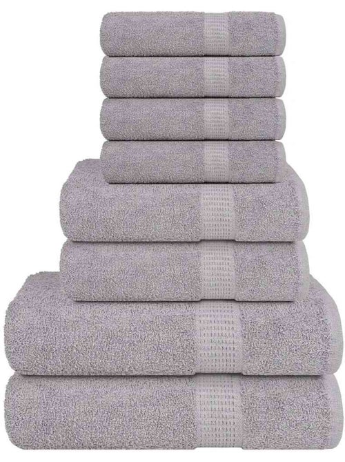 Ensemble de serviettes éponge coton frogn 8 pièces 360 g/m² - vidaxl - Kiabi Ensemble de serviettes éponge coton frogn 8 pièces 360 g/m² - vidaxl - Kiabi