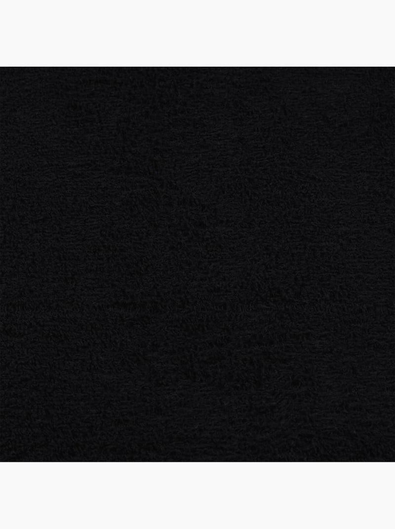 Ensemble de serviettes éponge coton frogn 8 pièces 360 g/m² - vidaxl Noir - Kiabi