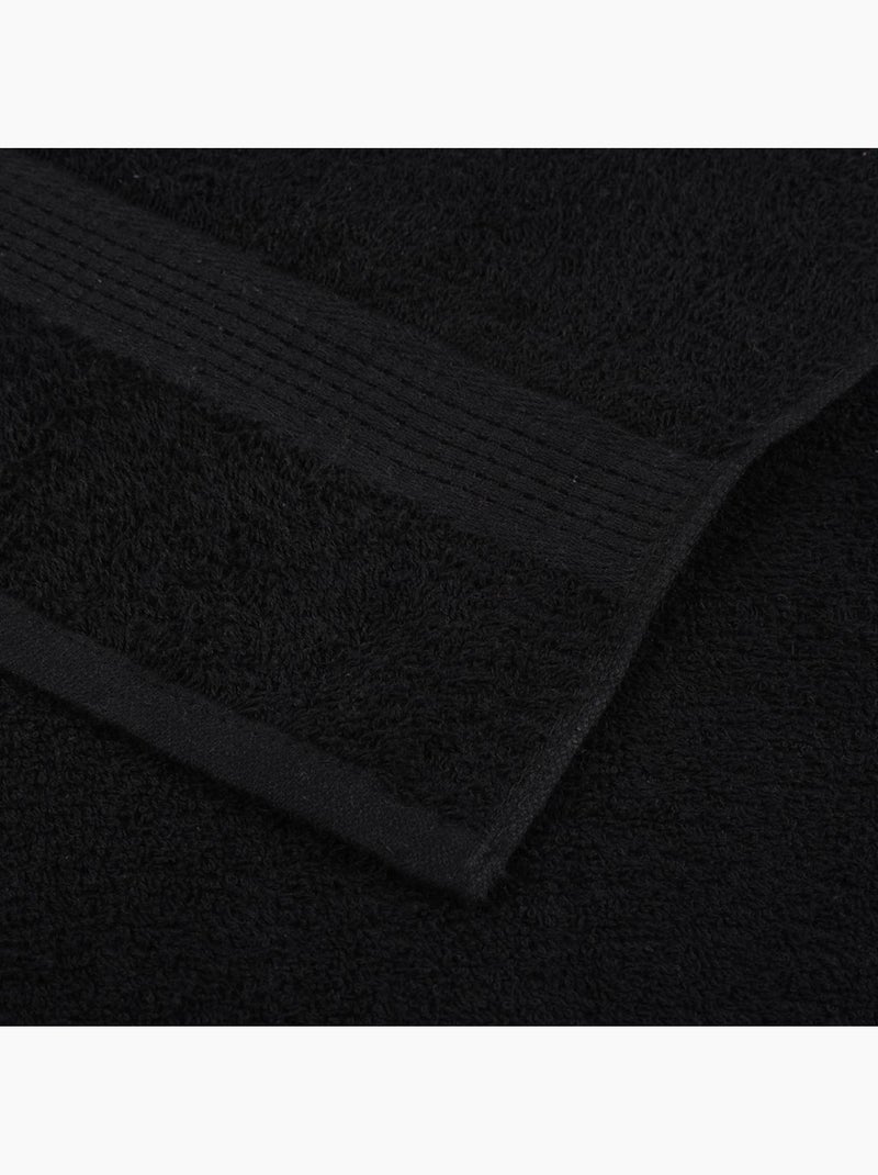 Ensemble de serviettes éponge coton frogn 8 pièces 360 g/m² - vidaxl Noir - Kiabi