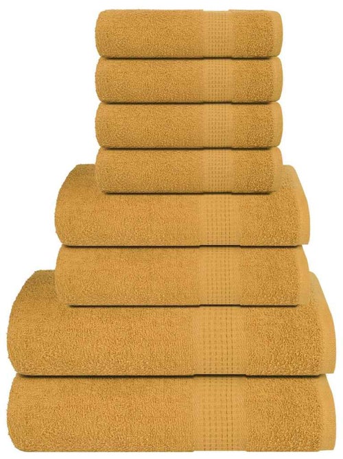 Ensemble de serviettes éponge coton frogn 8 pièces 360 g/m² - vidaxl - Kiabi Ensemble de serviettes éponge coton frogn 8 pièces 360 g/m² - vidaxl - Kiabi