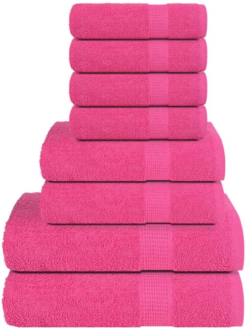 Ensemble de serviettes éponge coton frogn 8 pièces 360 g/m² - vidaxl - Kiabi Ensemble de serviettes éponge coton frogn 8 pièces 360 g/m² - vidaxl - Kiabi