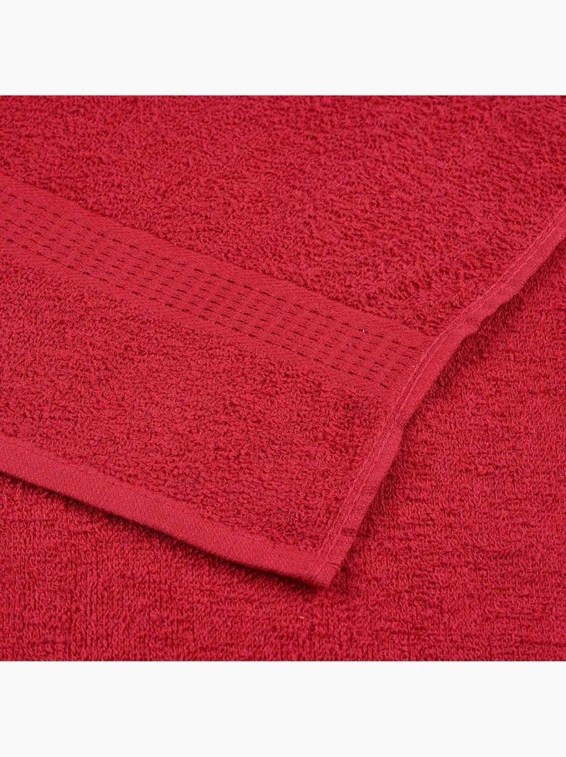 Ensemble de serviettes éponge coton frogn 8 pièces 360 g/m² - vidaxl Rouge - Kiabi