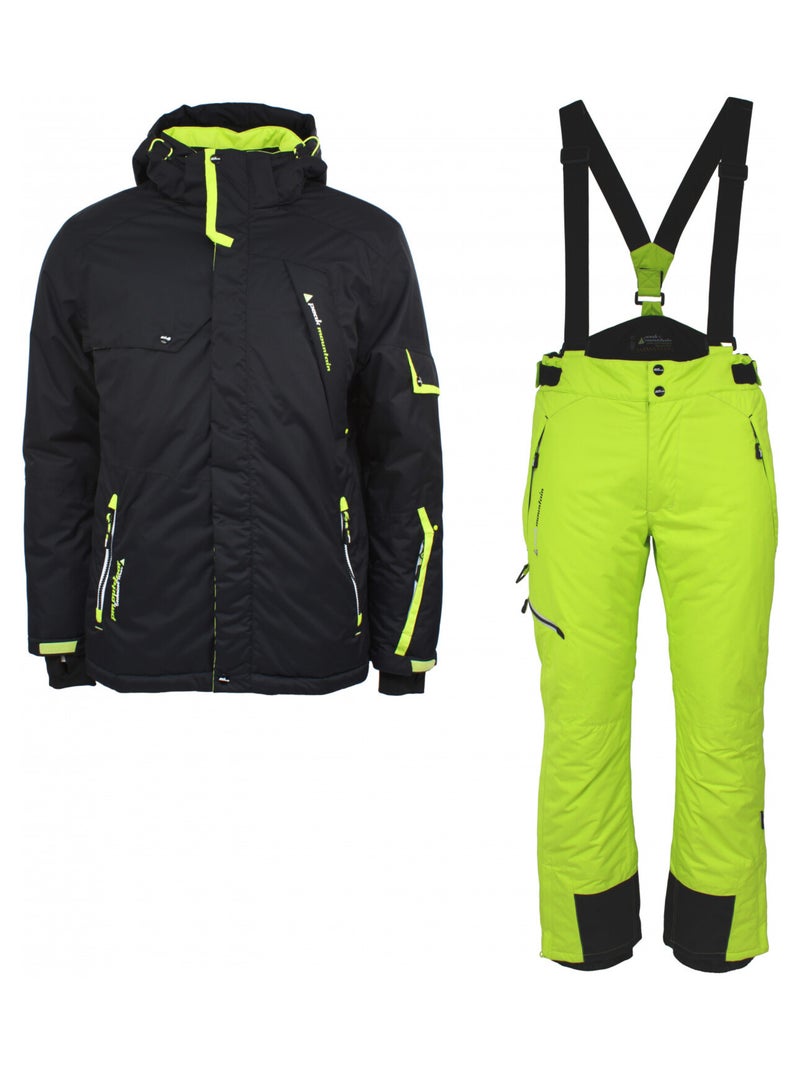 Ensemble de ski   COSMIC - PEAK MOUNTAIN Noir Vert - Kiabi