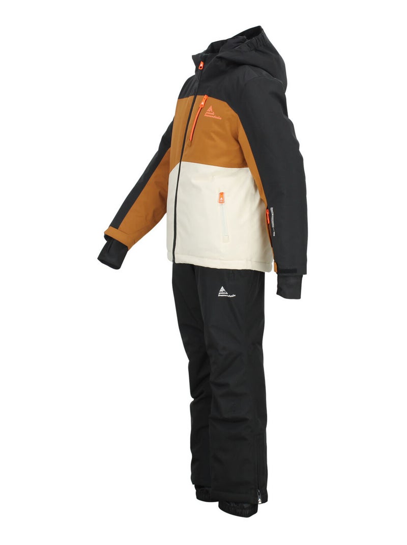 Ensemble de ski ECEROME - PEAK MOUNTAIN Noir Beige - Kiabi