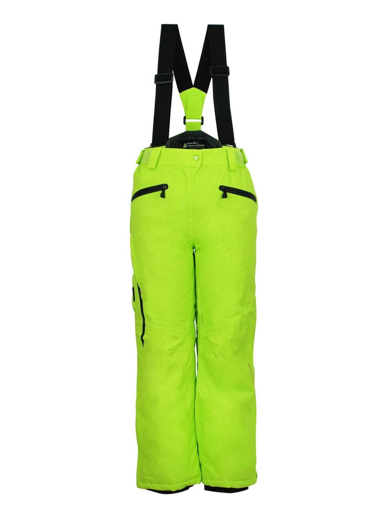Ensemble de ski fille FAMIC - PEAK MOUNTAIN Noir Vert - Kiabi