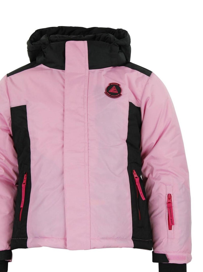 Ensemble de ski fille FANAE - PEAK MOUNTAIN Rose fushia - Kiabi