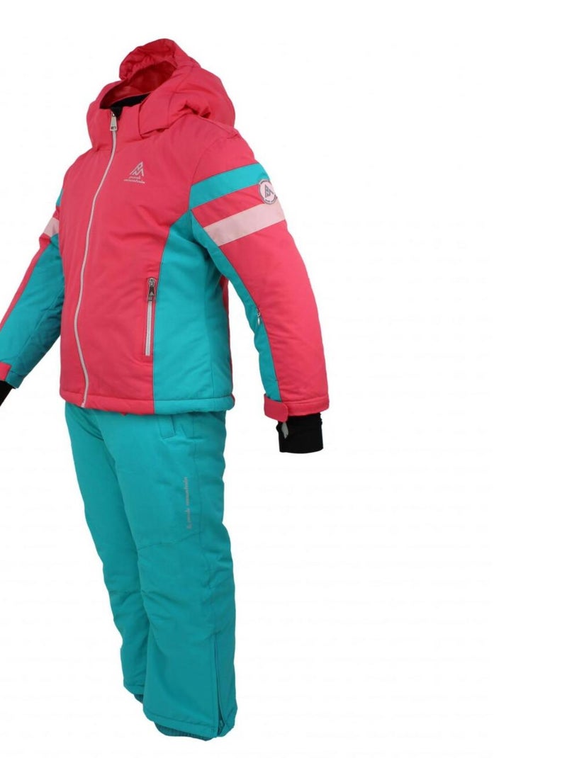 Ensemble de ski fille FANCEL - PEAK MOUNTAIN Rose fushia - Kiabi
