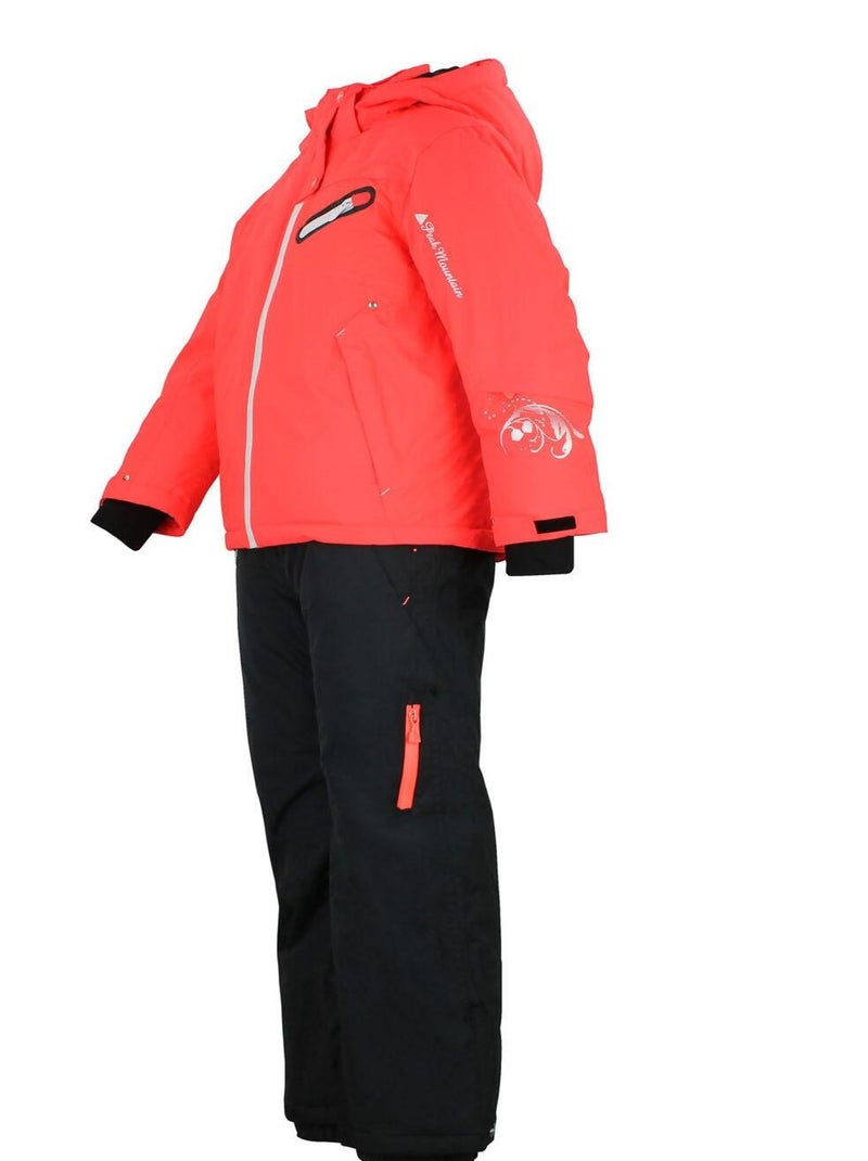 Ensemble de ski fille FASTEC - PEAK MOUNTAIN Orange corail - Kiabi