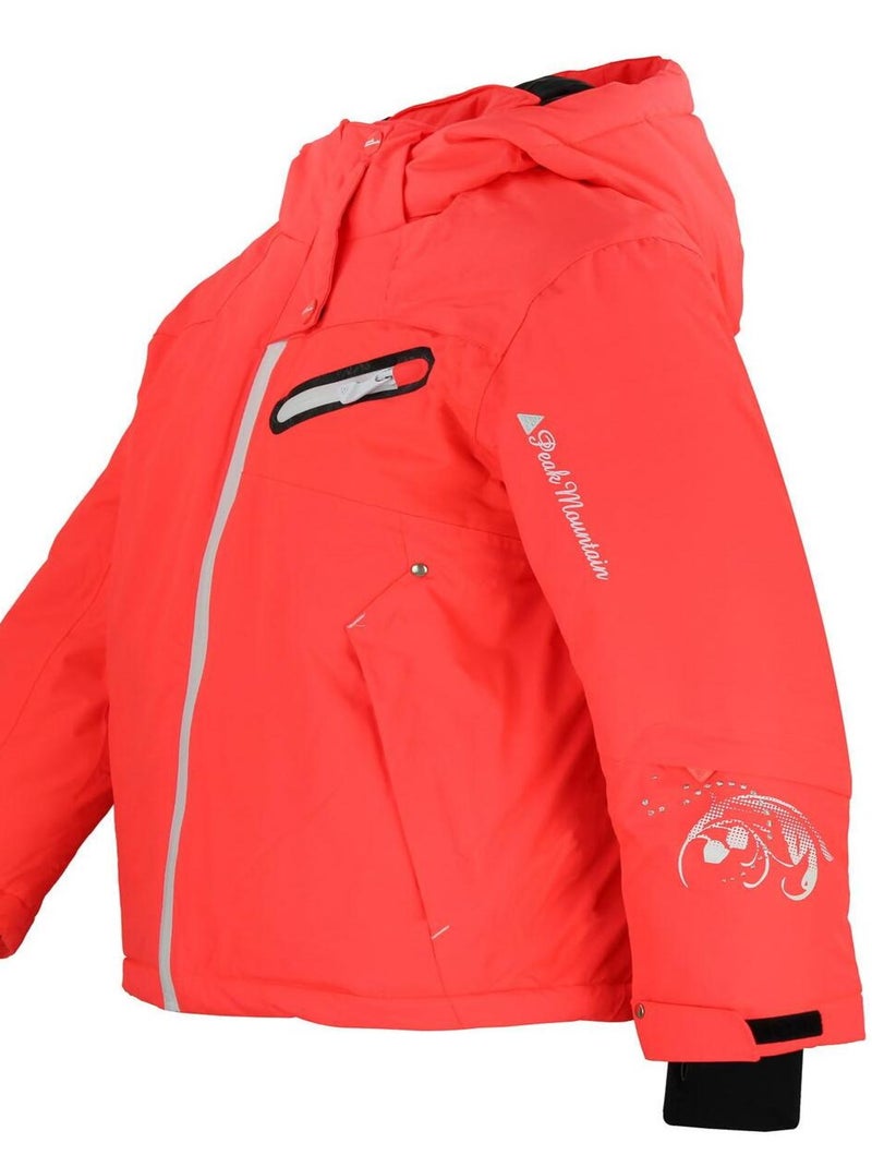 Ensemble de ski fille FASTEC - PEAK MOUNTAIN Orange corail - Kiabi