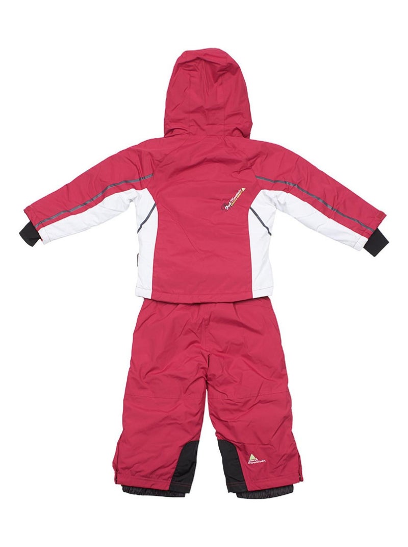 Ensemble de ski fille FAULINE - PEAK MOUNTAIN Rose framboise - Kiabi