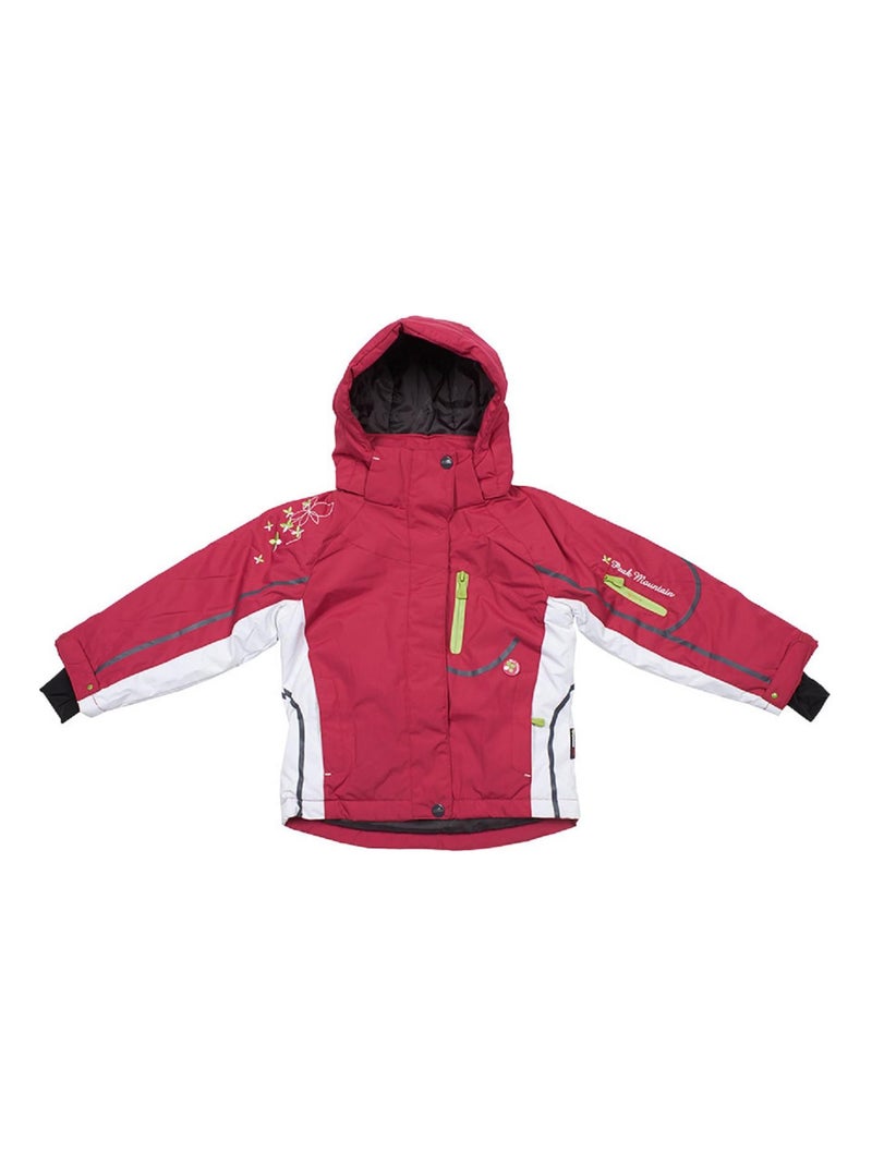 Ensemble de ski fille FAULINE - PEAK MOUNTAIN Rose framboise - Kiabi