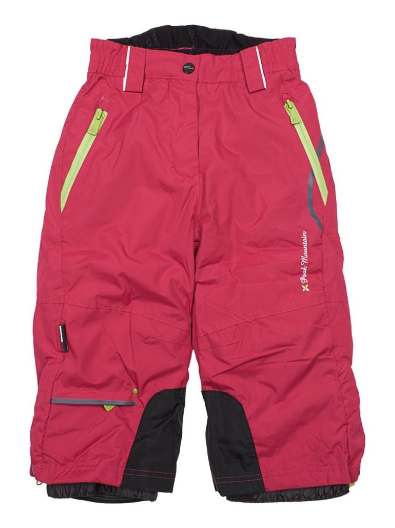 Ensemble de ski fille FAULINE - PEAK MOUNTAIN Rose framboise - Kiabi