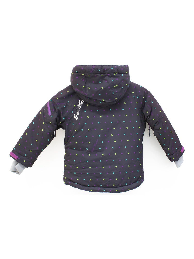 Ensemble de ski fille FAVIM - PEAK MOUNTAIN Noir Violet - Kiabi