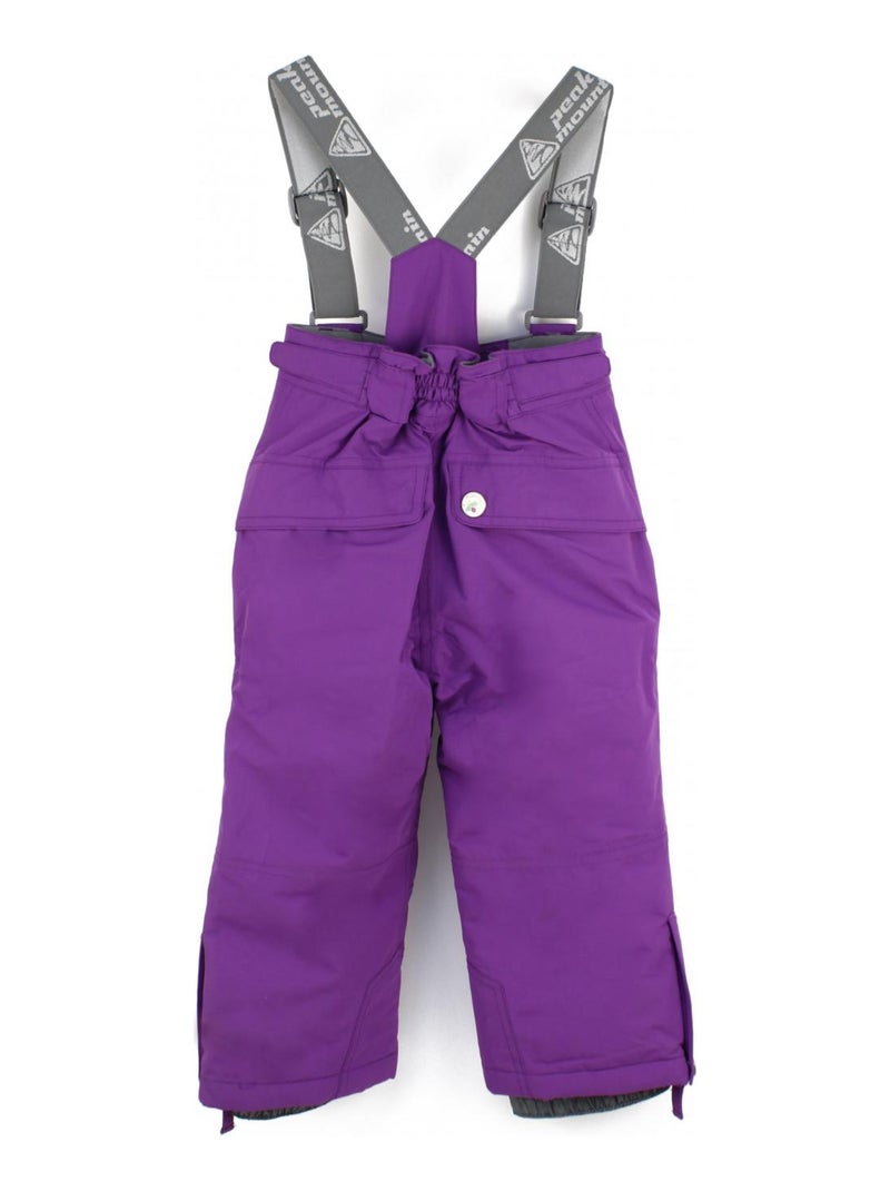 Ensemble de ski fille FAVIM - PEAK MOUNTAIN Noir Violet - Kiabi