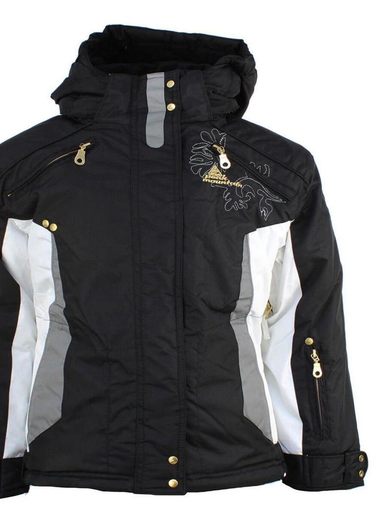 Ensemble de ski fille GAFINITY - PEAK MOUNTAIN Noir Noir - Kiabi