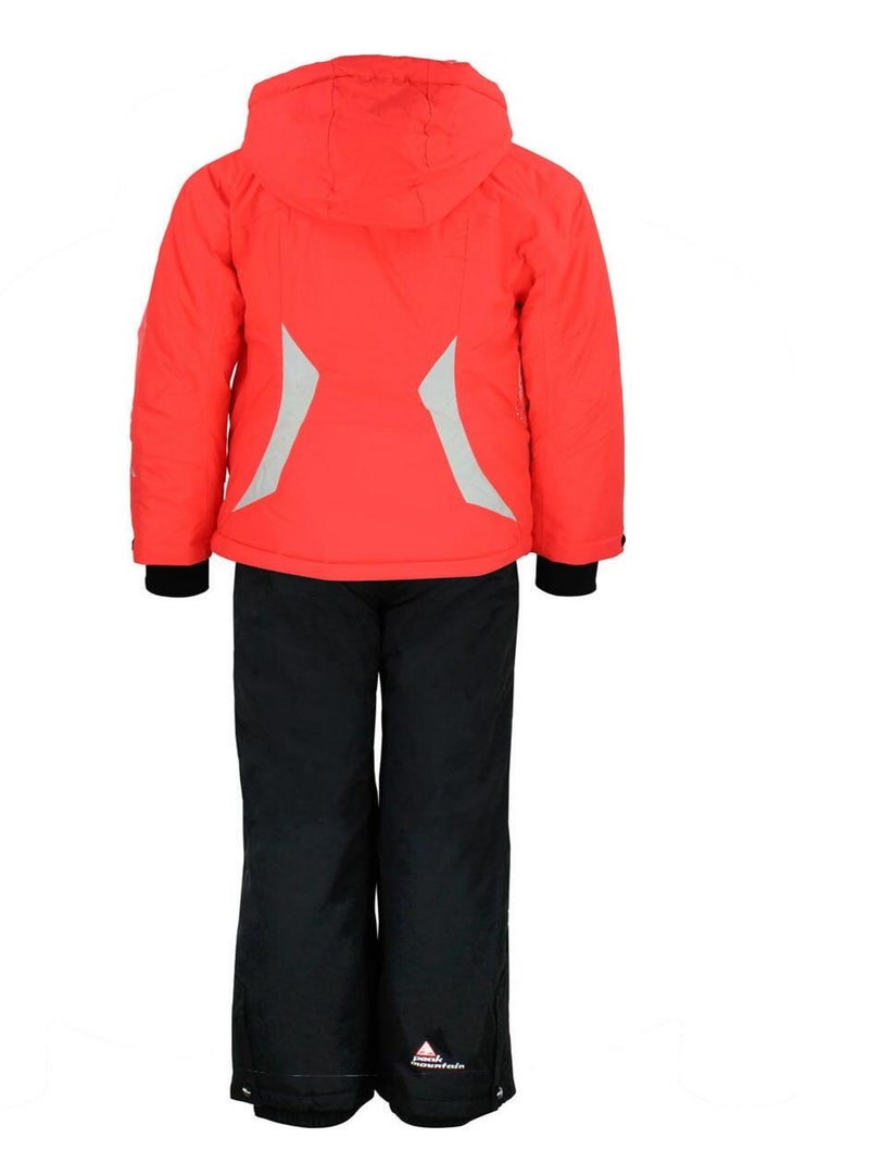 Ensemble de ski fille GASTEC - PEAK MOUNTAIN Orange corail - Kiabi