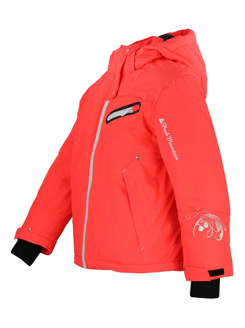 Ensemble de ski fille GASTEC - PEAK MOUNTAIN Orange corail - Kiabi