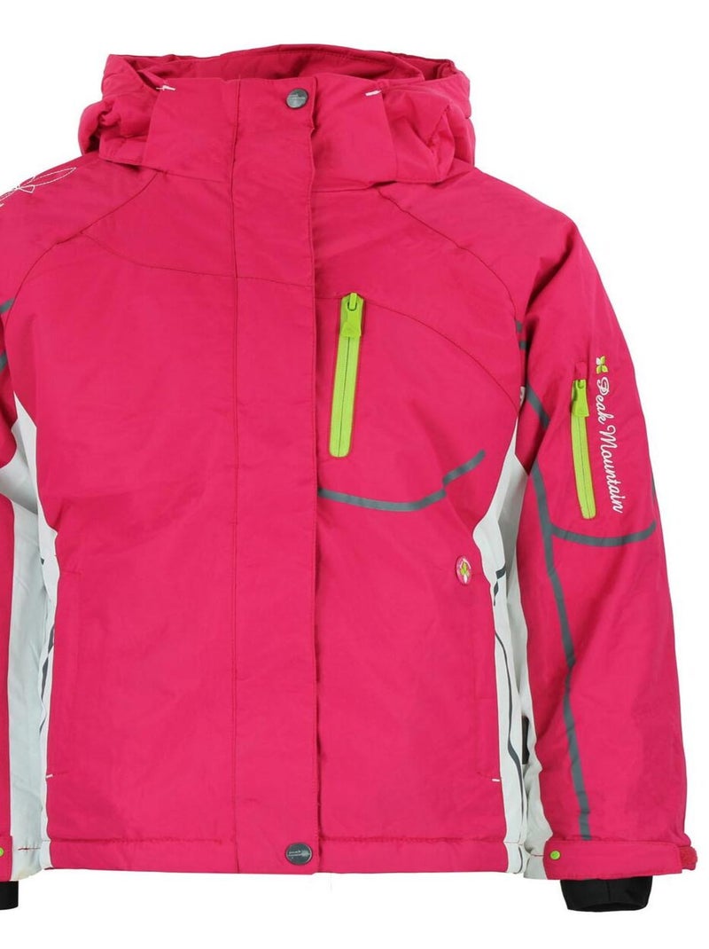 Ensemble de ski fille GAULINE - PEAK MOUNTAIN Rose framboise - Kiabi