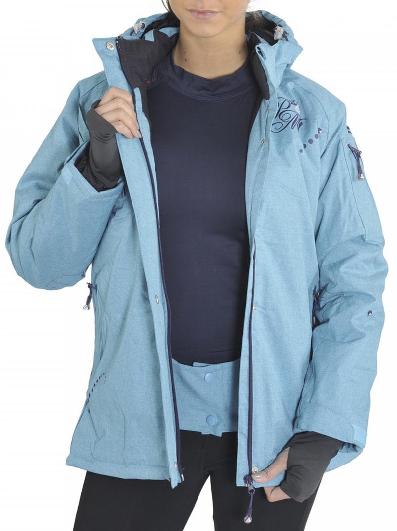 Ensemble de ski fille GAZLY - PEAK MOUNTAIN Bleu turquoise - Kiabi