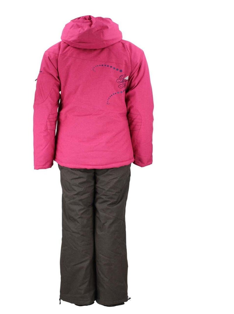 Ensemble de ski fille GAZLY - PEAK MOUNTAIN Rose fushia - Kiabi