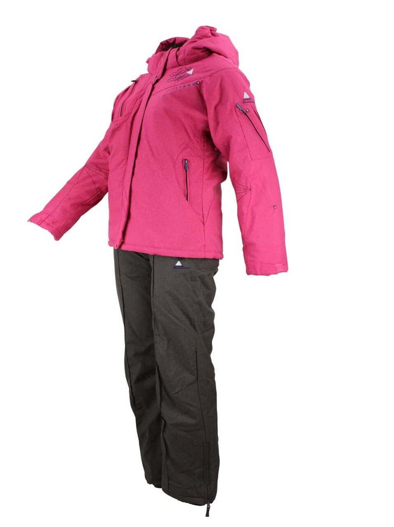 Ensemble de ski fille GAZLY - PEAK MOUNTAIN Rose fushia - Kiabi