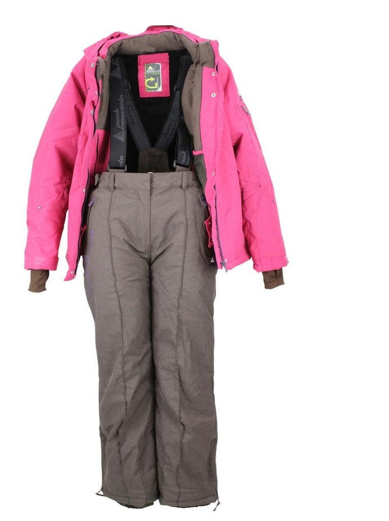 Ensemble de ski fille GAZLY - PEAK MOUNTAIN Rose fushia - Kiabi