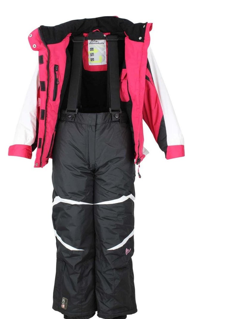 Ensemble de ski fille GILIA - PEAK MOUNTAIN Rose fushia - Kiabi