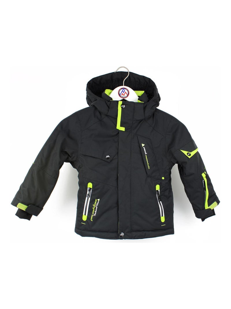 Ensemble de ski garçon ECOSMIC - PEAK MOUNTAIN Noir Vert - Kiabi