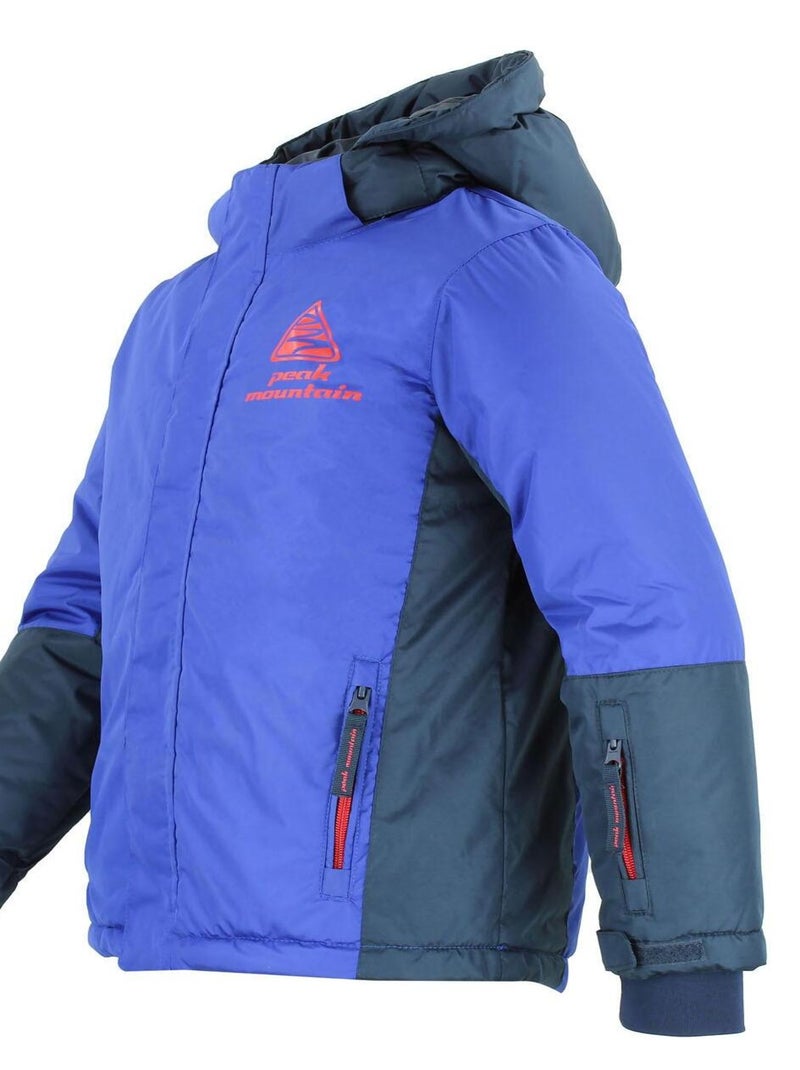 Ensemble de ski garçon EROS - PEAK MOUNTAIN Bleu Rouge - Kiabi
