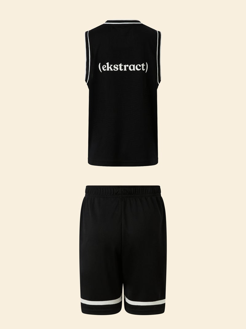 Ensemble de sport débardeur + short - (ekstract) Noir - Kiabi