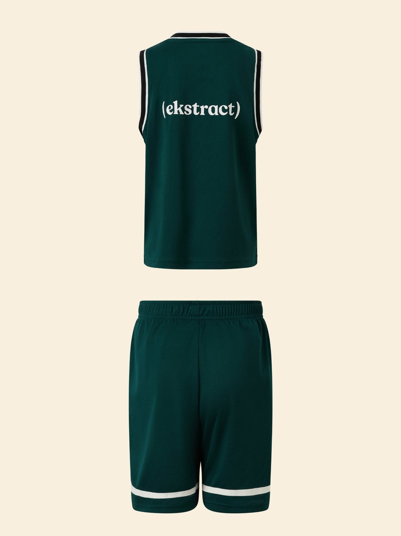 Ensemble de sport débardeur + short - (ekstract) Vert - Kiabi