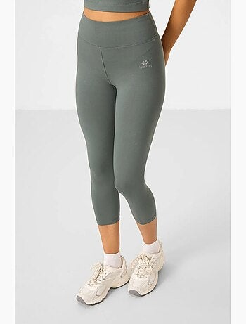 Ensemble de sport femme sans manches avec legging pantacourt tommy