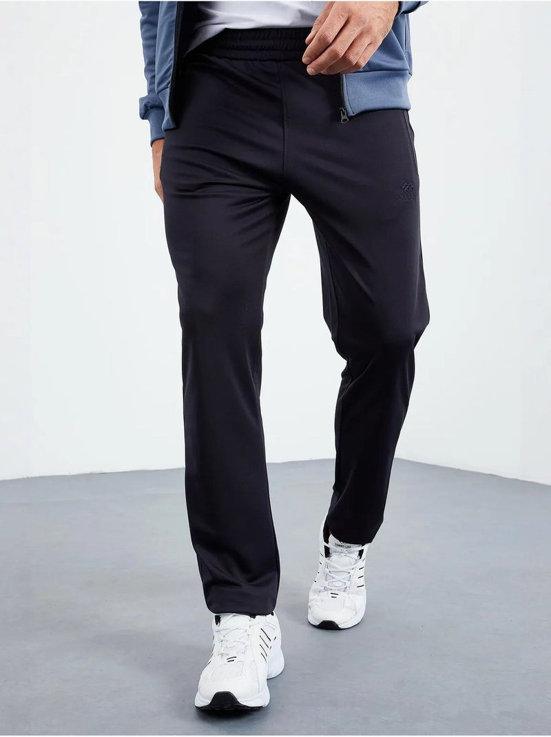 Ensemble de sport homme en maille scuba à col zippé tommy Bleu - Kiabi