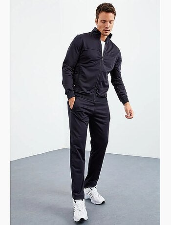 Ensemble de sport homme en maille scuba à col zippé tommy