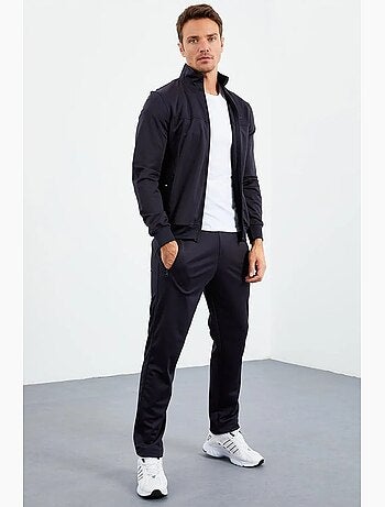 Ensemble de sport homme en maille scuba à col zippé tommy
