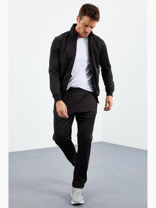 Ensemble de sport homme en maille scuba à col zippé tommy - Kiabi