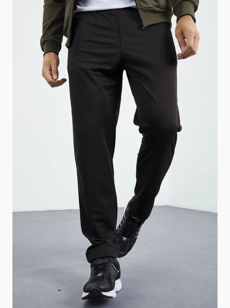 Ensemble de sport homme en maille scuba à col zippé tommy Vert kaki - Kiabi