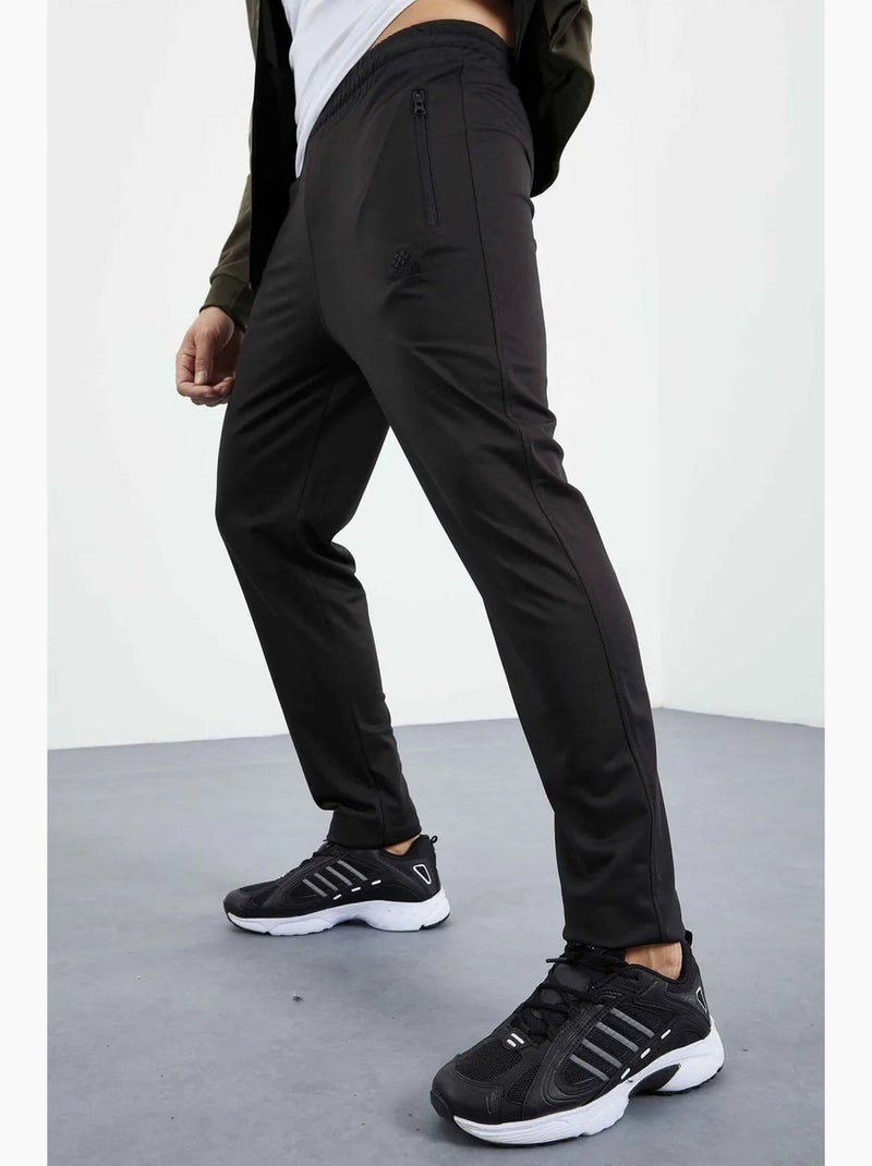 Ensemble de sport homme en maille scuba à col zippé tommy Vert kaki - Kiabi