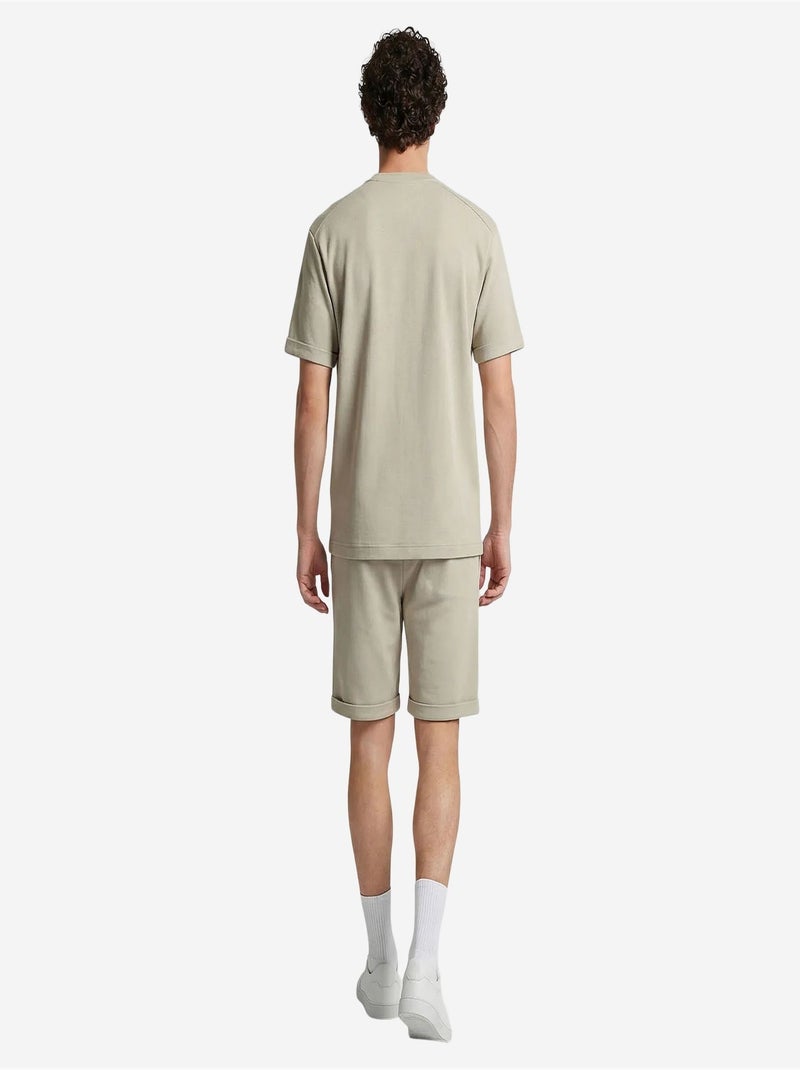 Ensemble de sport homme en mélange coton tommy Beige argile - Kiabi