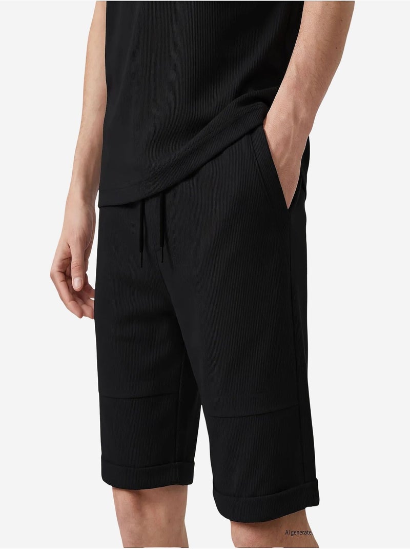 Ensemble de sport homme en mélange coton tommy Noir - Kiabi