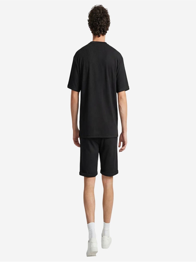 Ensemble de sport homme en mélange coton tommy Noir - Kiabi