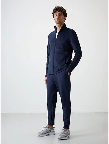 Ensemble de sport homme en scuba, col zippé tommy