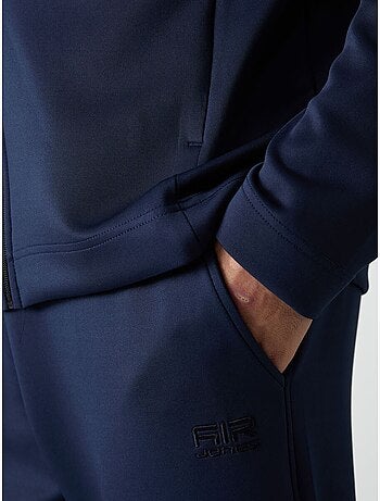 Ensemble de sport homme en scuba, col zippé tommy