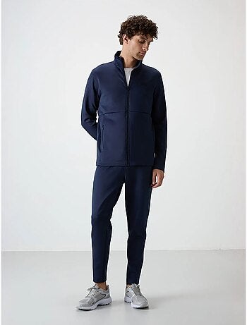 Ensemble de sport homme en scuba, col zippé tommy