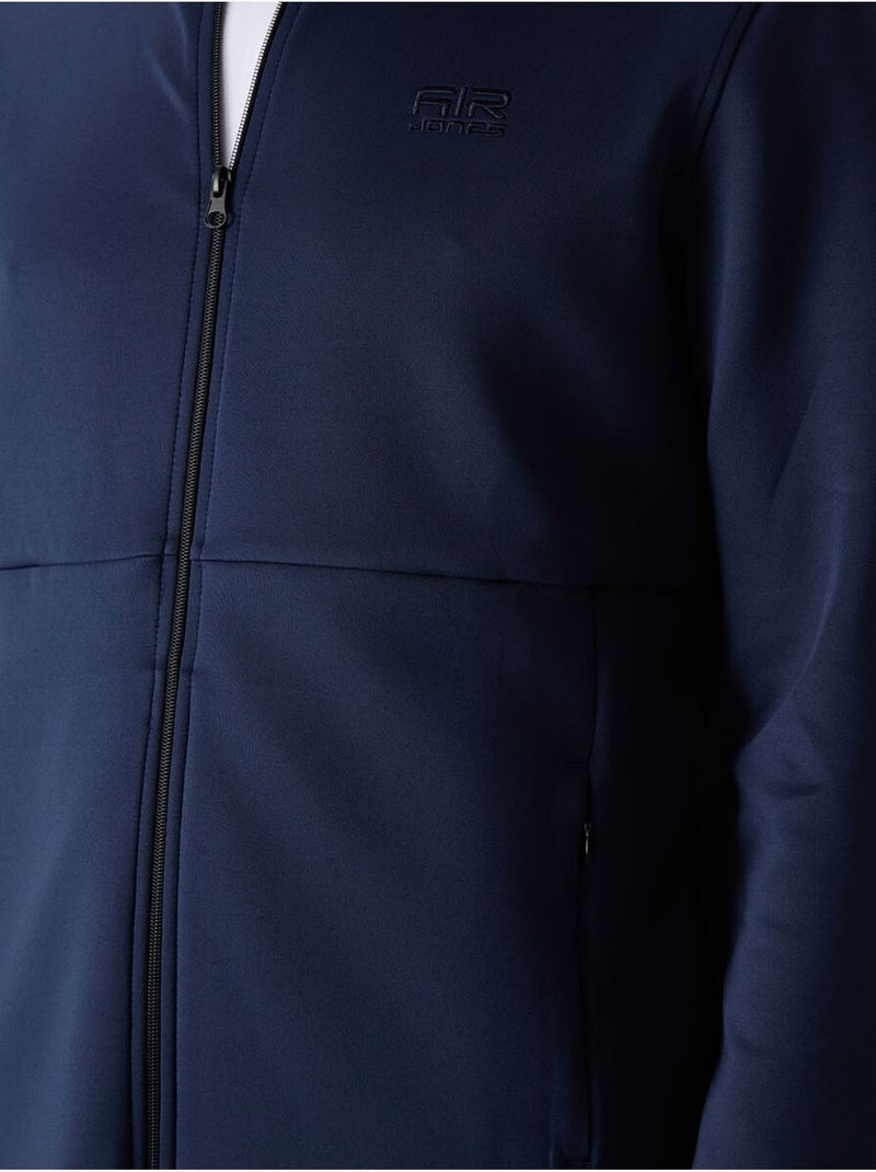 Ensemble de sport homme en scuba, col zippé tommy Bleu marine - Kiabi