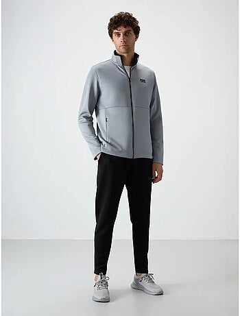 Ensemble de sport homme en scuba, col zippé tommy