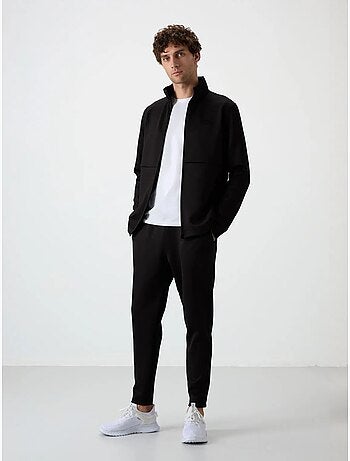 Ensemble de sport homme en scuba, col zippé tommy